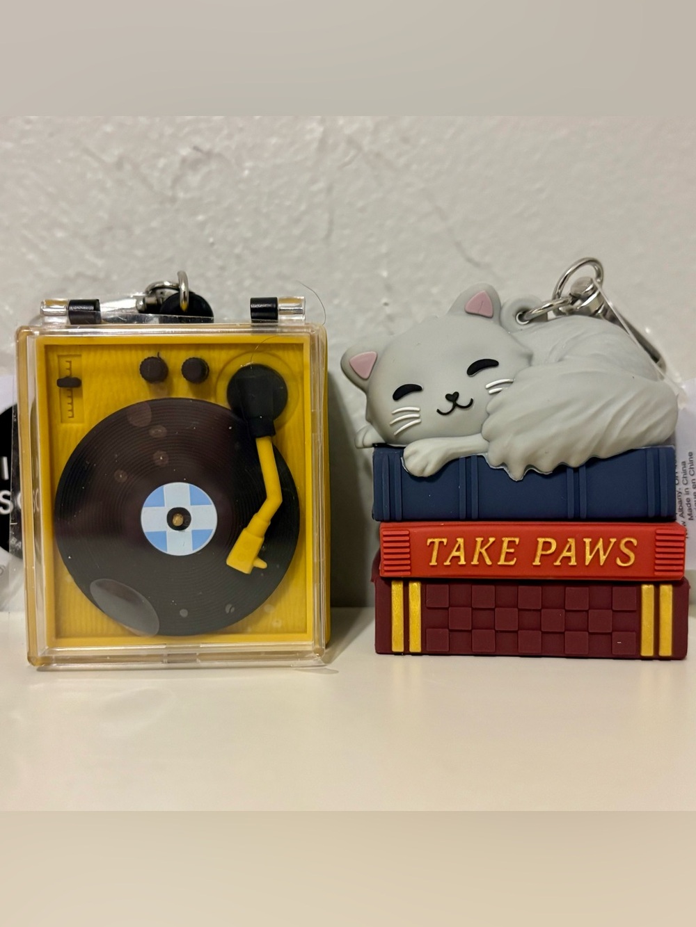 Bath & Body Works Record Player/Take Paws Book Pocketbac Sanitizer Holders